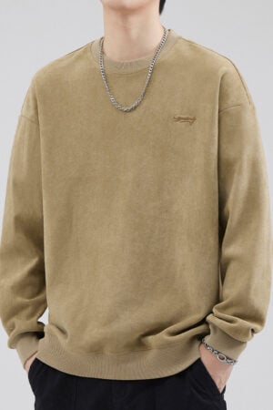 Men's Thicken Loose Suede Sweatshirt