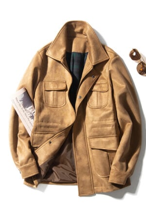 Men's Vintage Cowboy Suede Jacket