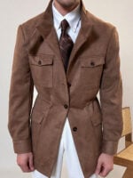 Italian Pockets Suede Hunting Jacket