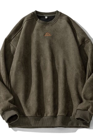 Couple Heavy Vintage Suede Sweatshirt