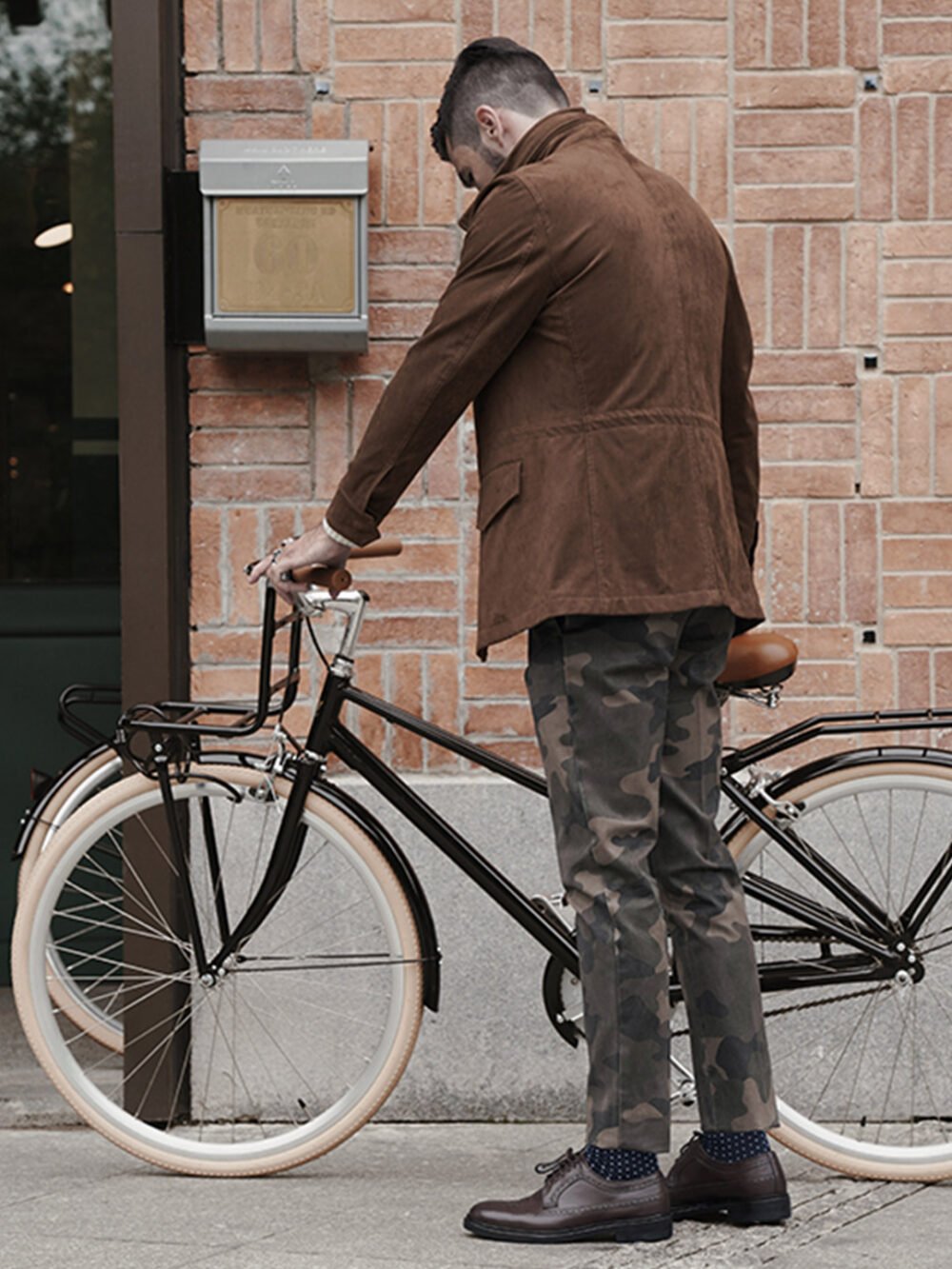 Vintage Suede M65 Field Jacket for Men