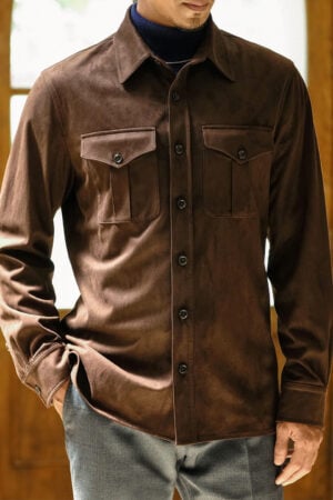 Men's Amekaji Suede Hunting Jacket