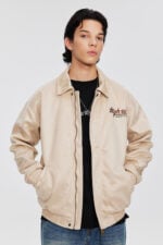 Men's Amekaji Embroidered Suede Jacket
